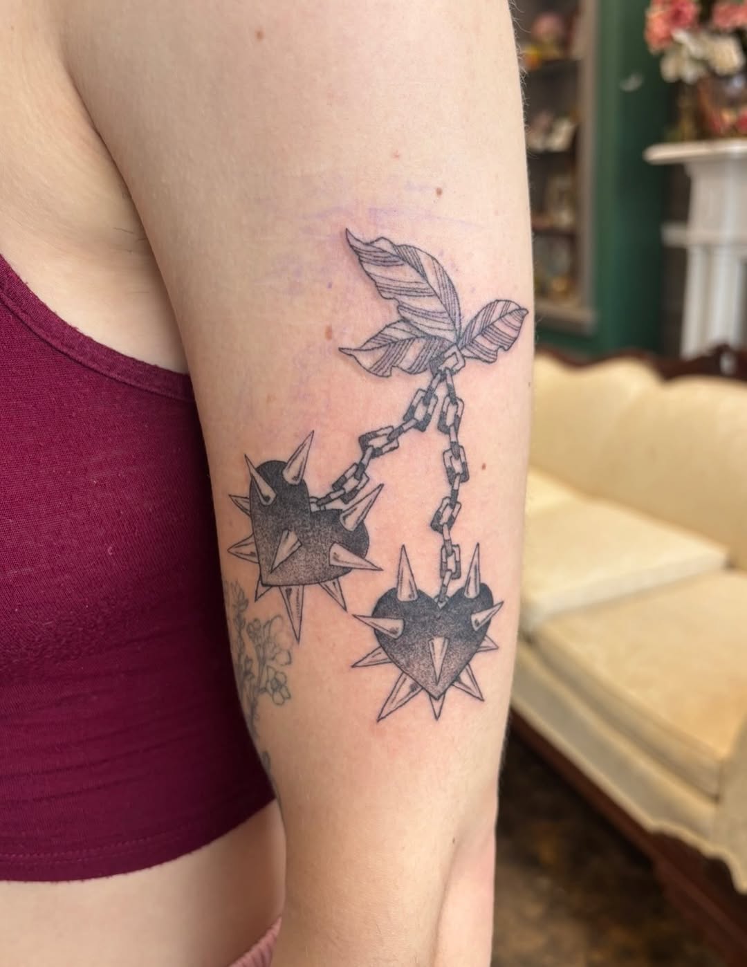 Tattoo by @beccabootattoos — black_and_grey, fine_line