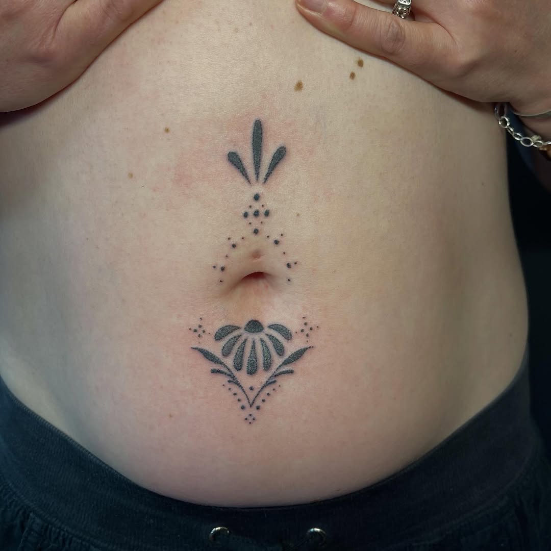 Tattoo by @permanent_pokes_ — dotwork, ornamental