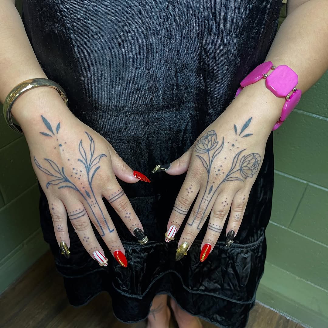 Tattoo by @permanent_pokes_ — fine_line, ornamental