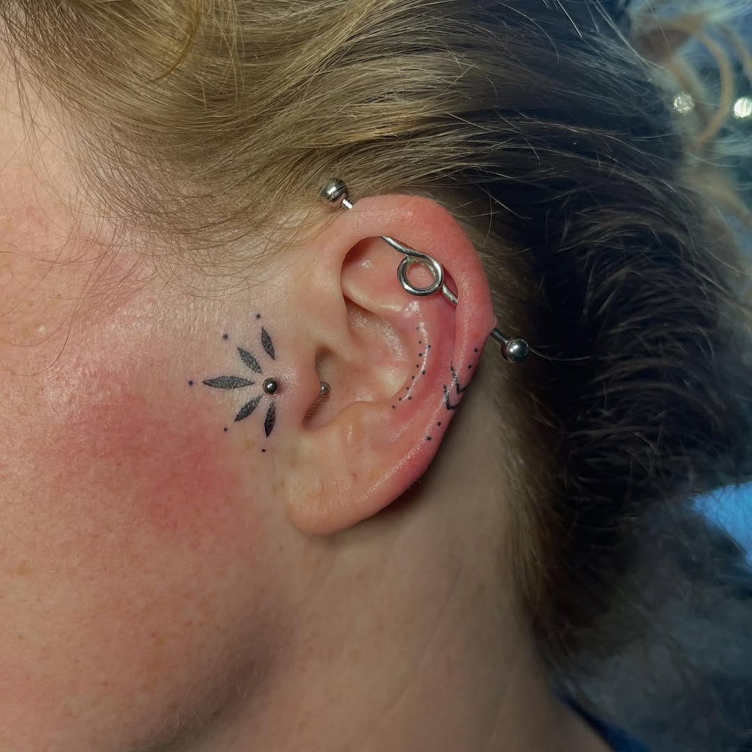 Tattoo by @permanent_pokes_ — fine_line, minimalist