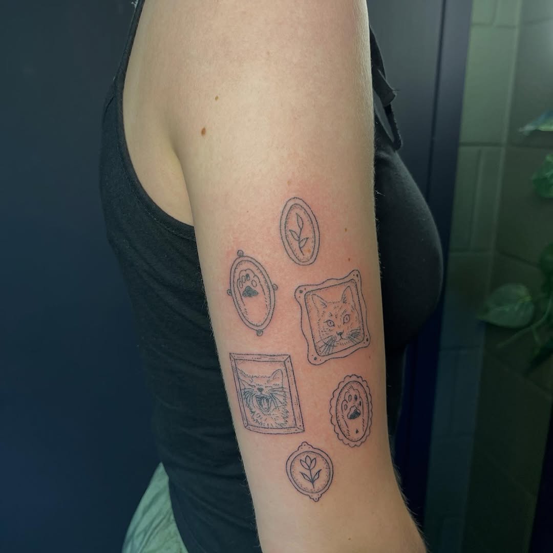 Tattoo by @permanent_pokes_ — fine_line, sketch