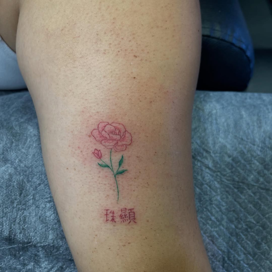 Tattoo by @permanent_pokes_ — fine_line, lettering_script