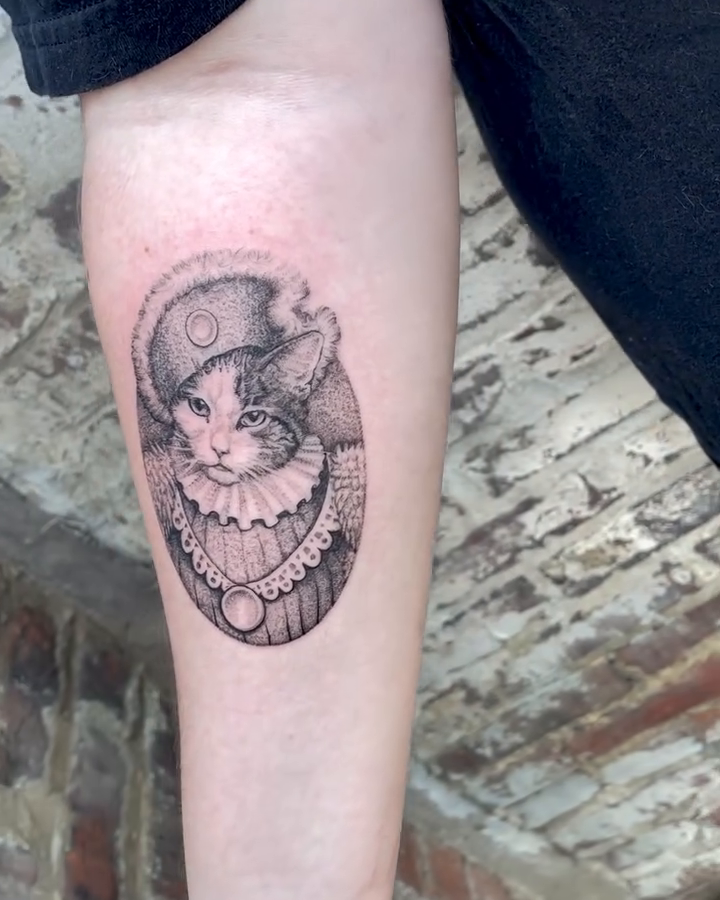 Tattoo by @ponycarttattoo — black_and_grey, realism