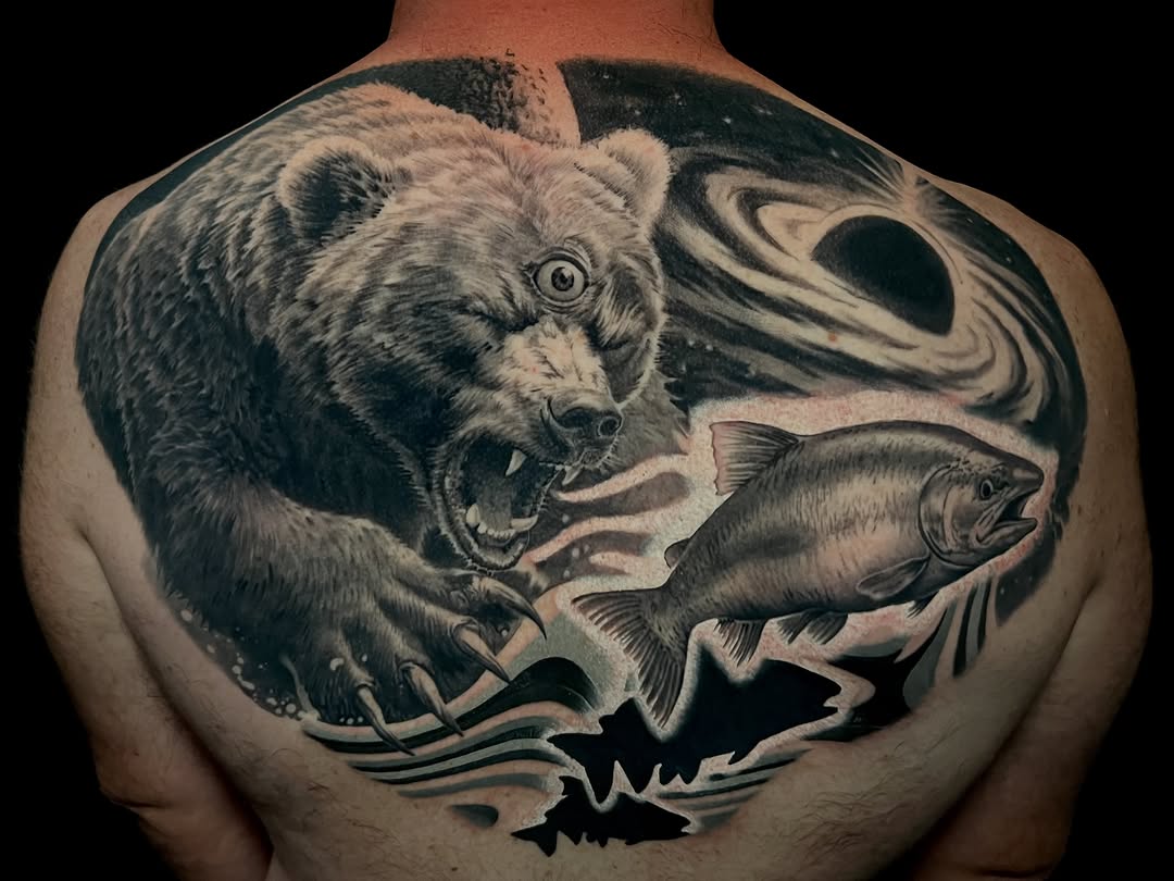 Tattoo by @alan.giles.tattoos — realism, black_and_grey