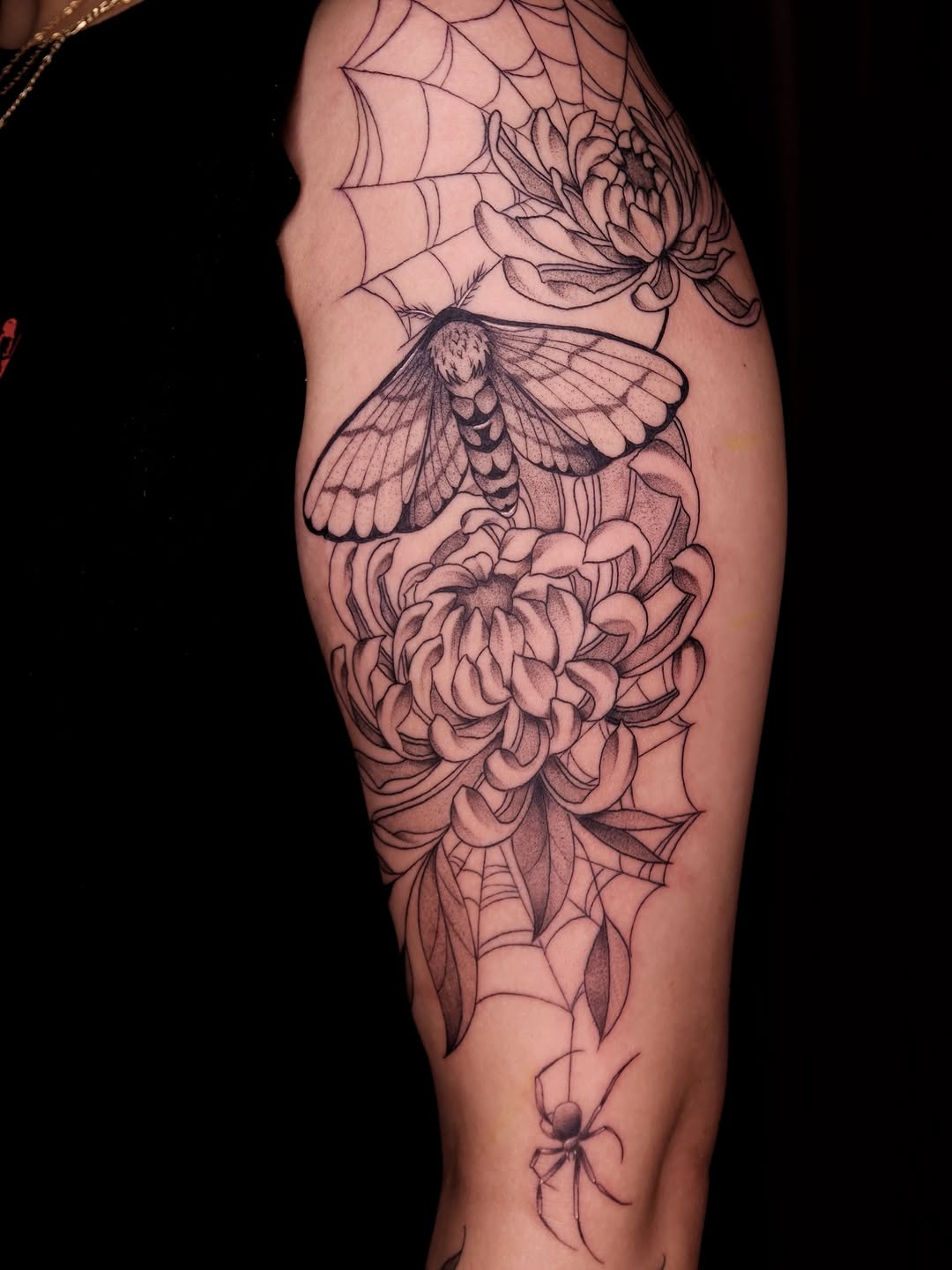 Tattoo by @lexgetink — black_and_grey, realism