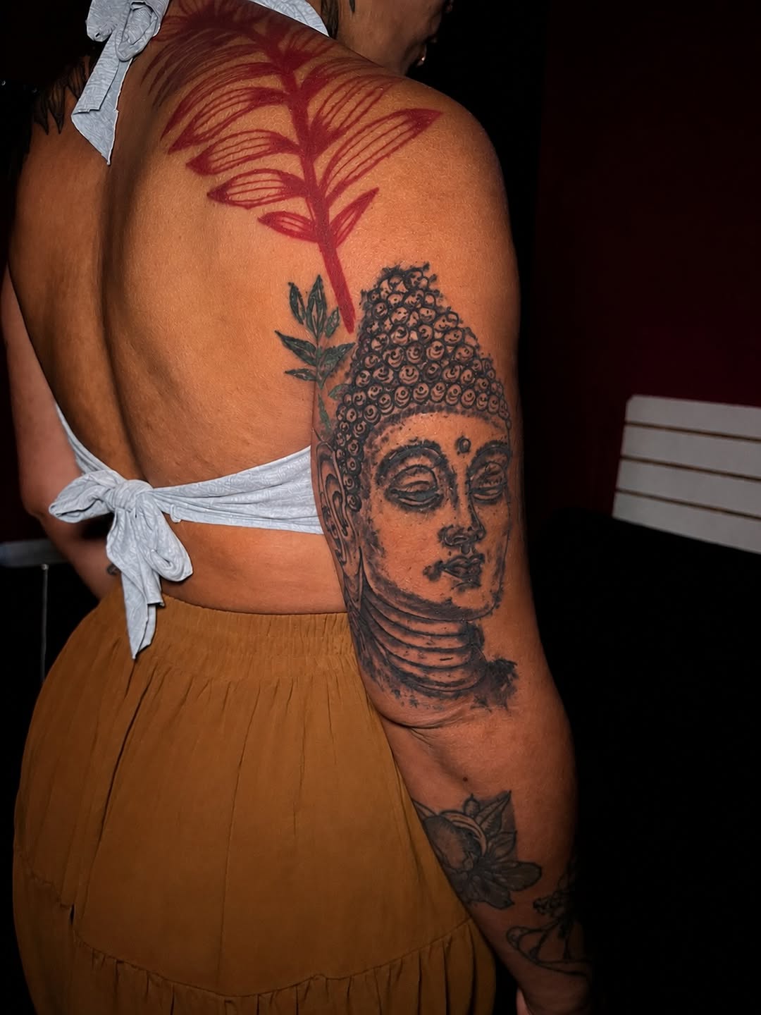 Tattoo by @_glassink — black_and_grey, realism