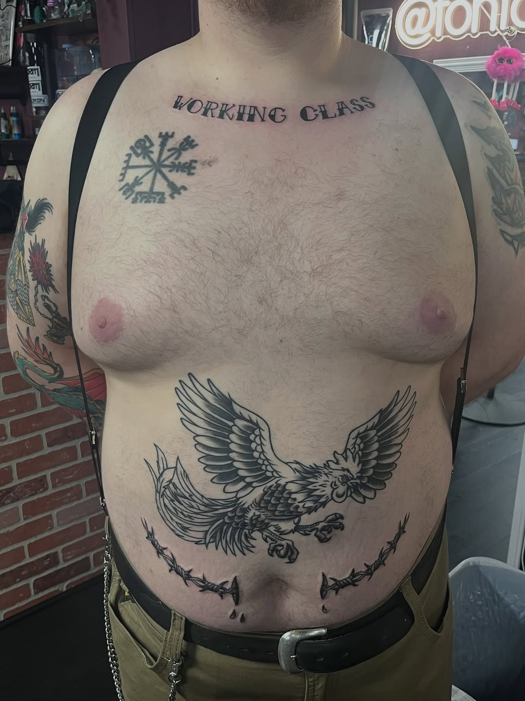 Tattoo by @mischiefinkparlor18 — black_and_grey, american_traditional