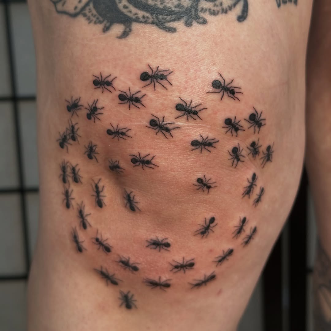 Tattoo by @silly.tatty — fine_line, black_and_grey