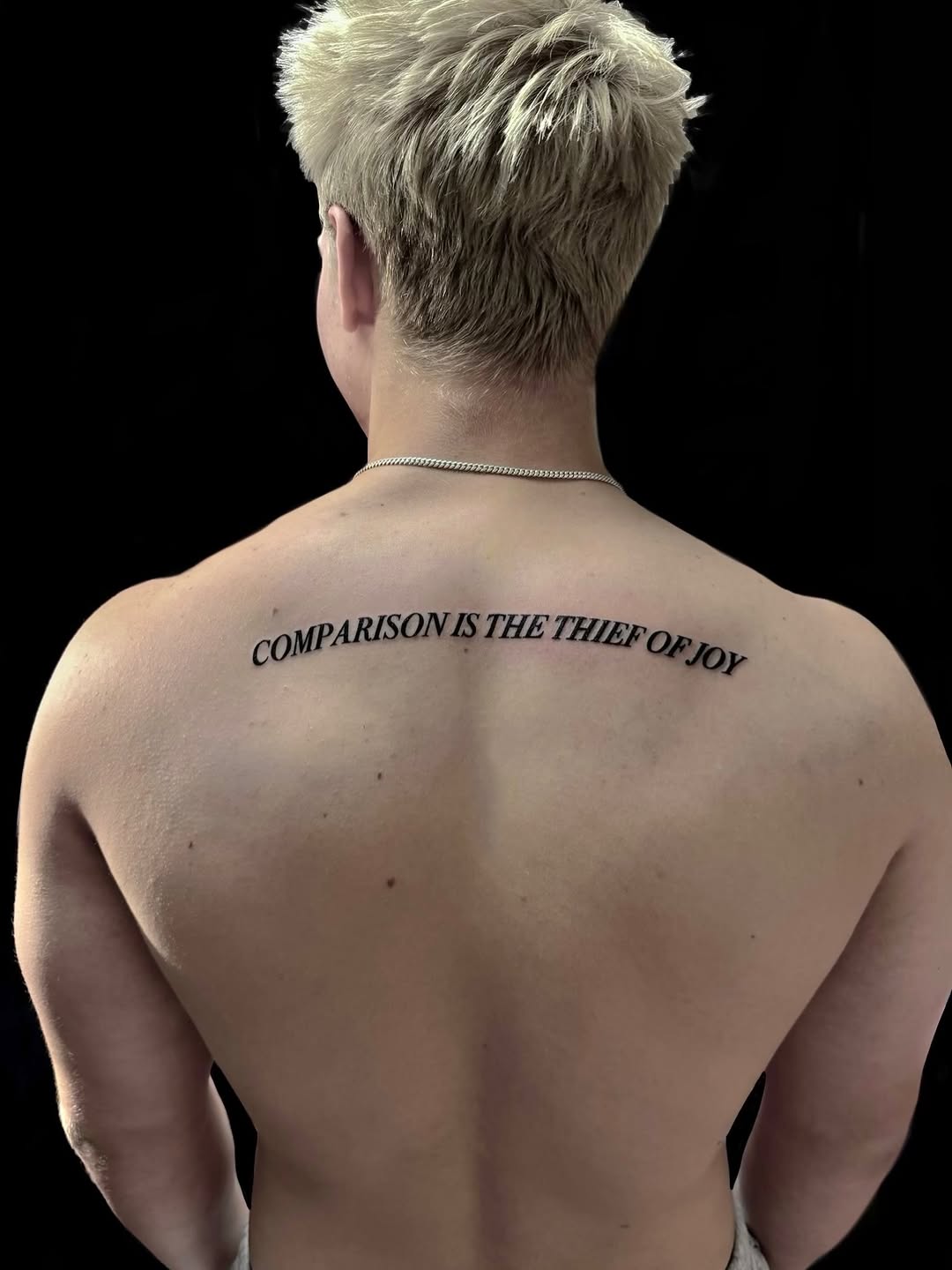 Tattoo by @katscratchtattooss — lettering_script, fine_line