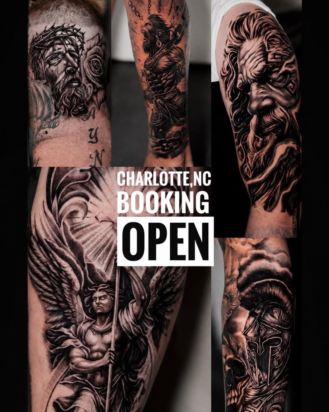Tattoo by @agtattooartis — realism, black_and_grey