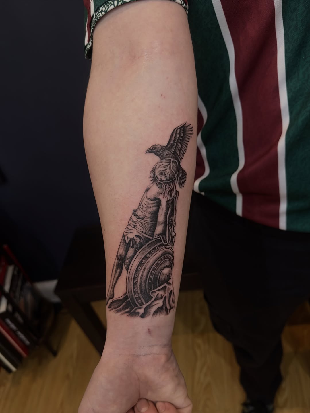 Tattoo by @irishmatt_tattoo — realism, black_and_grey