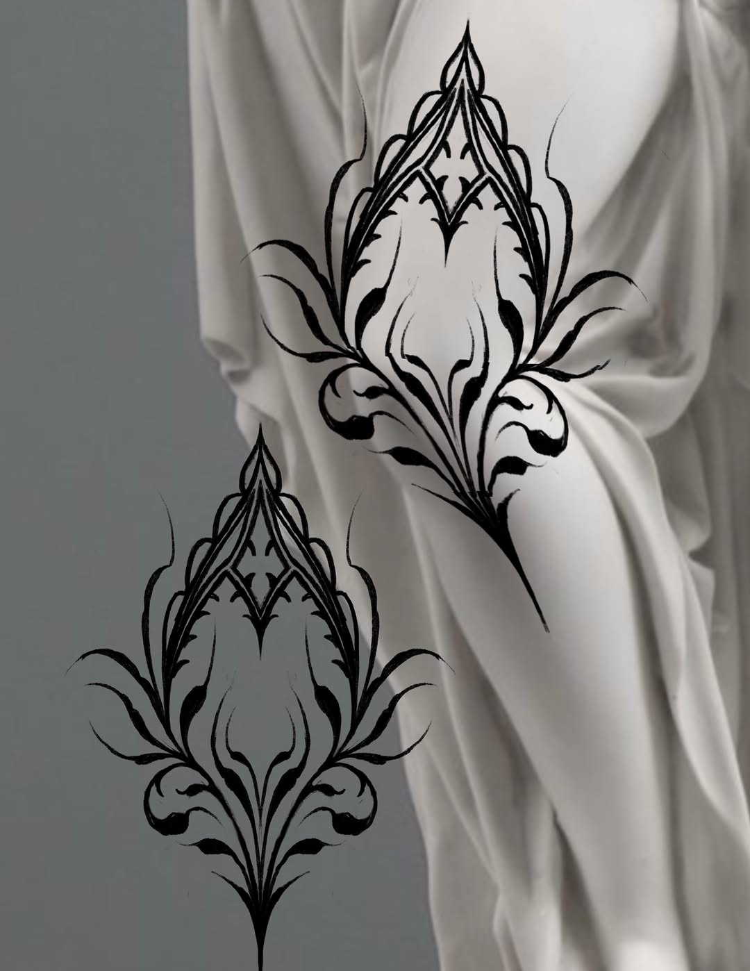 Tattoo by @cassandratattoos — ornamental, blackwork