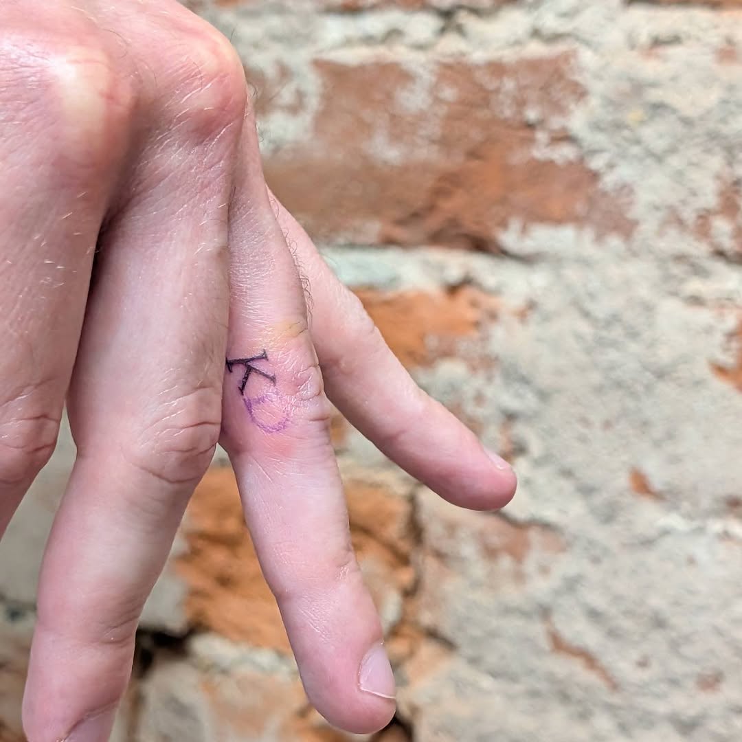 Tattoo by @rayns.ink — lettering_script, fine_line