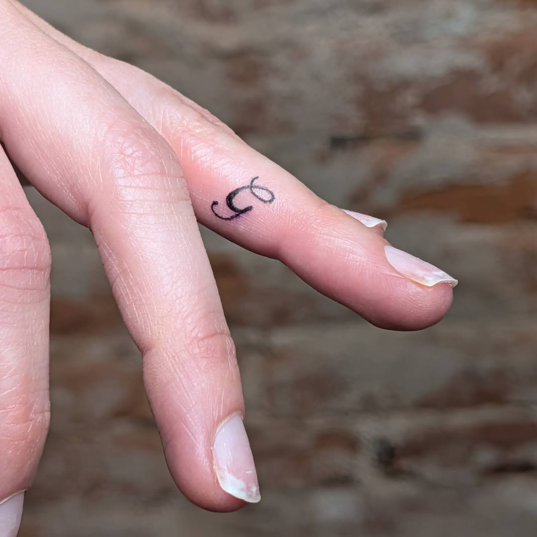 Tattoo by @rayns.ink — lettering_script, fine_line