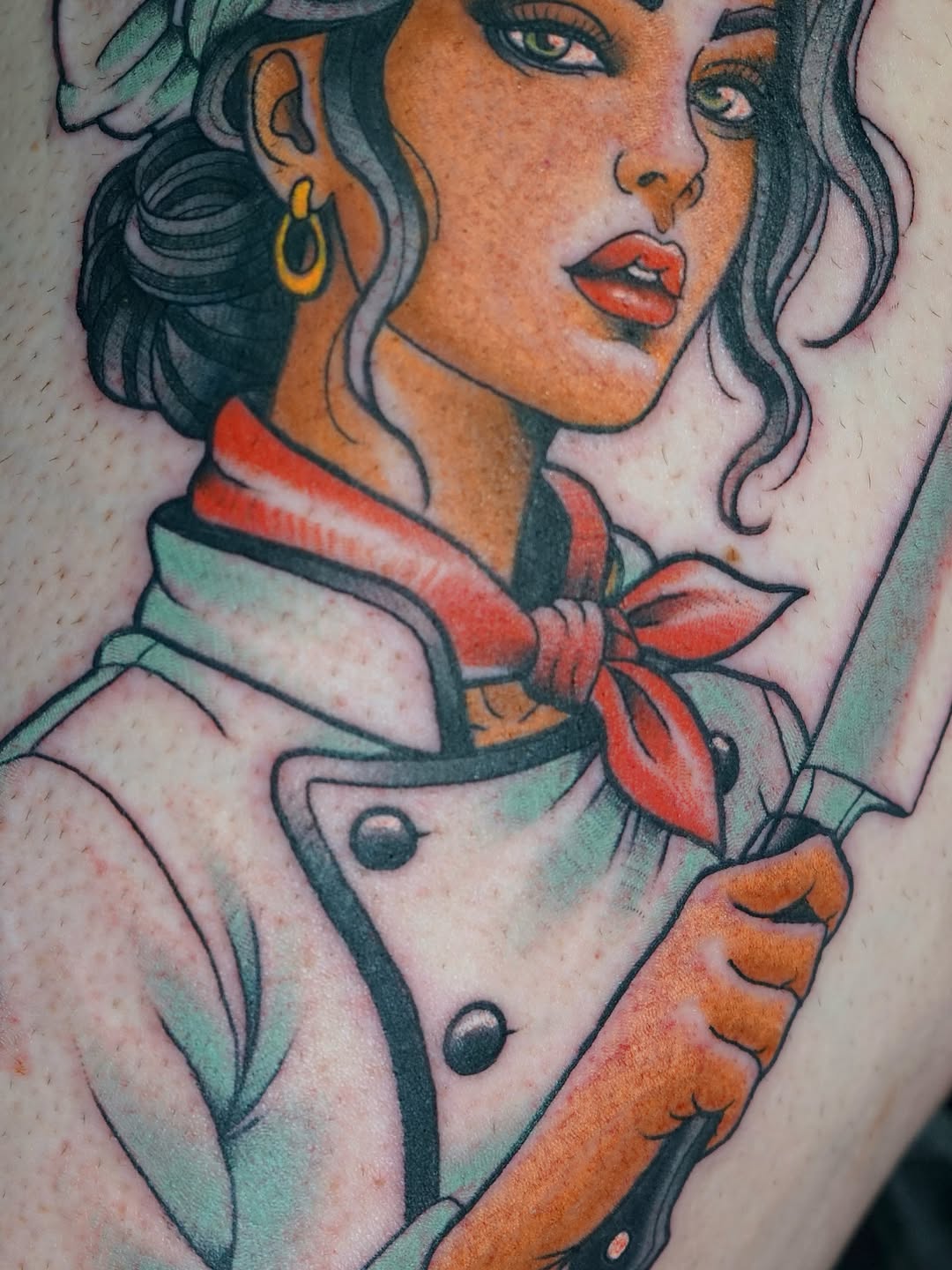 Tattoo by @tylerharringtontattoos — neo_traditional, realism