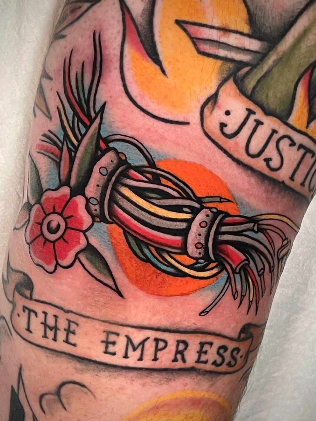 Tattoo by @tattookek — american_traditional, lettering_script