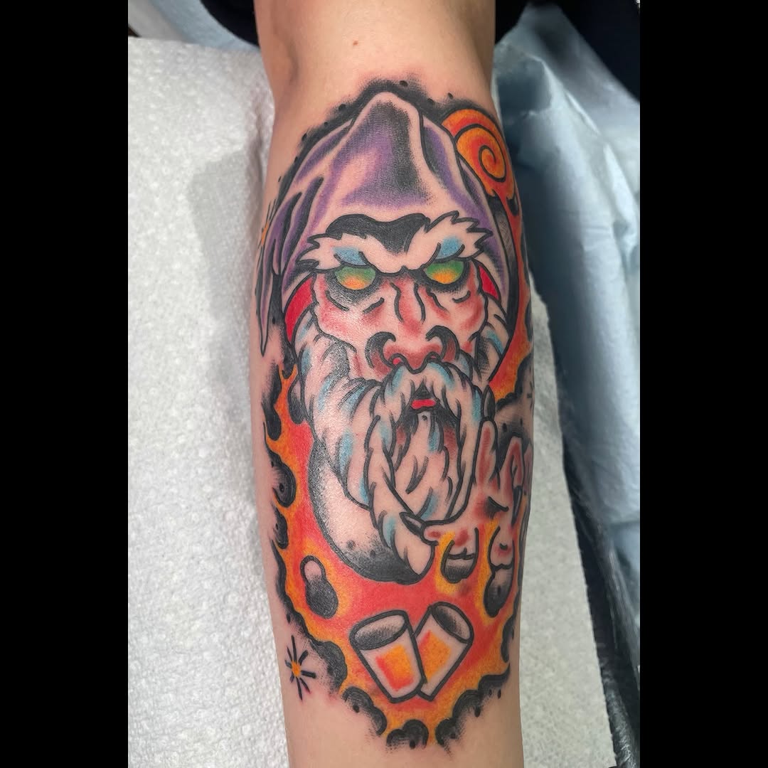 Tattoo by @nickmeerburg — american_traditional, neo_traditional