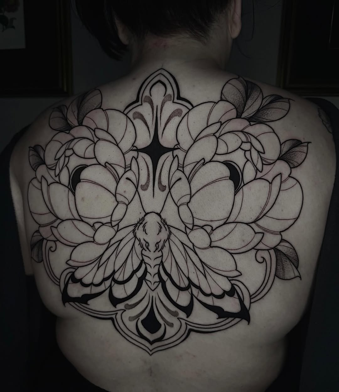 Tattoo by @brii.fletchtattoos — blackwork, ornamental