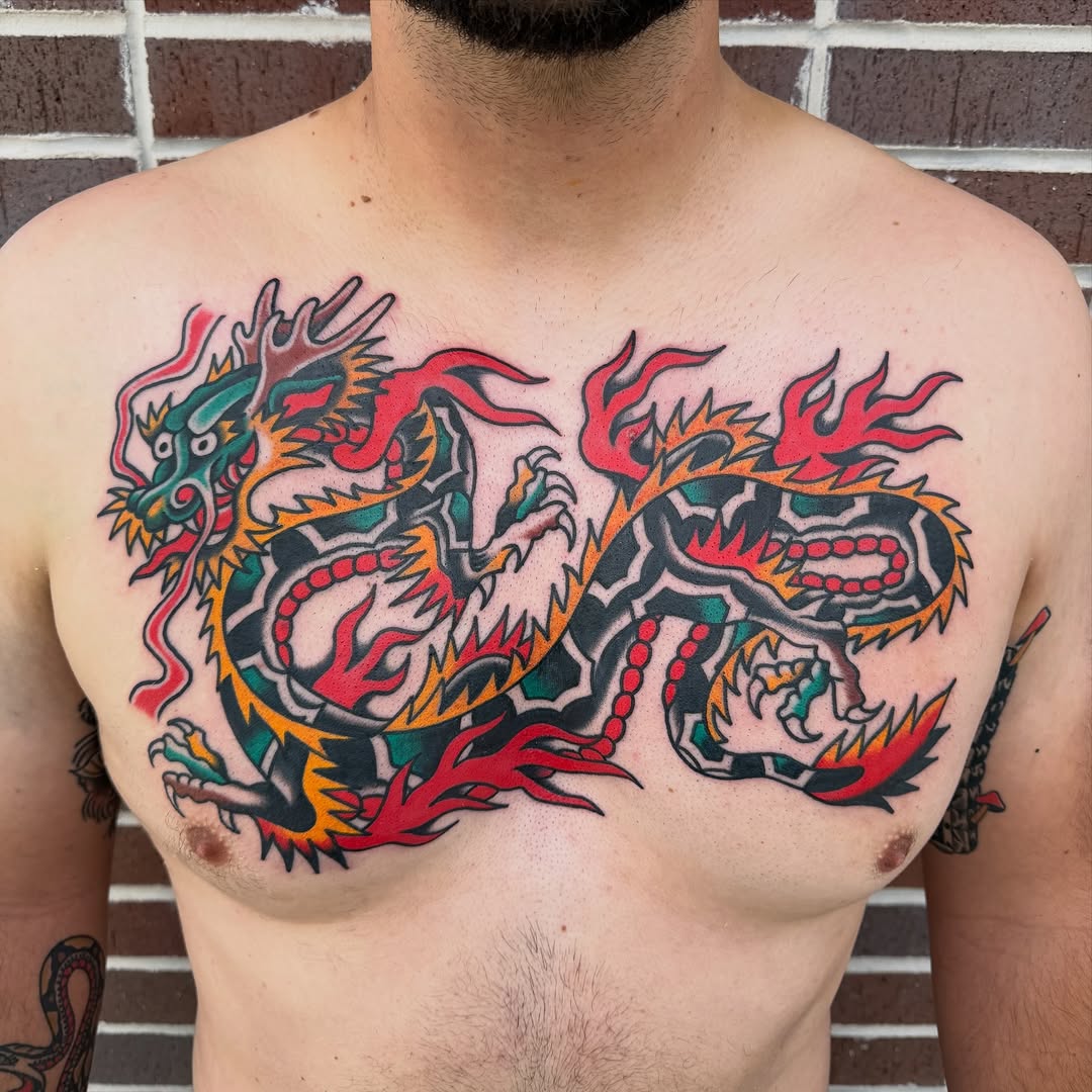 Tattoo by @nickyjudstattoo — japanese_irezumi, american_traditional
