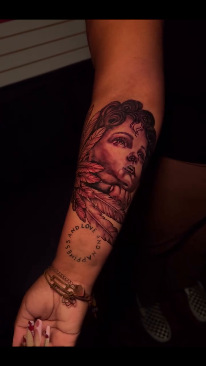 Tattoo by @_glassink — realism, black_and_grey