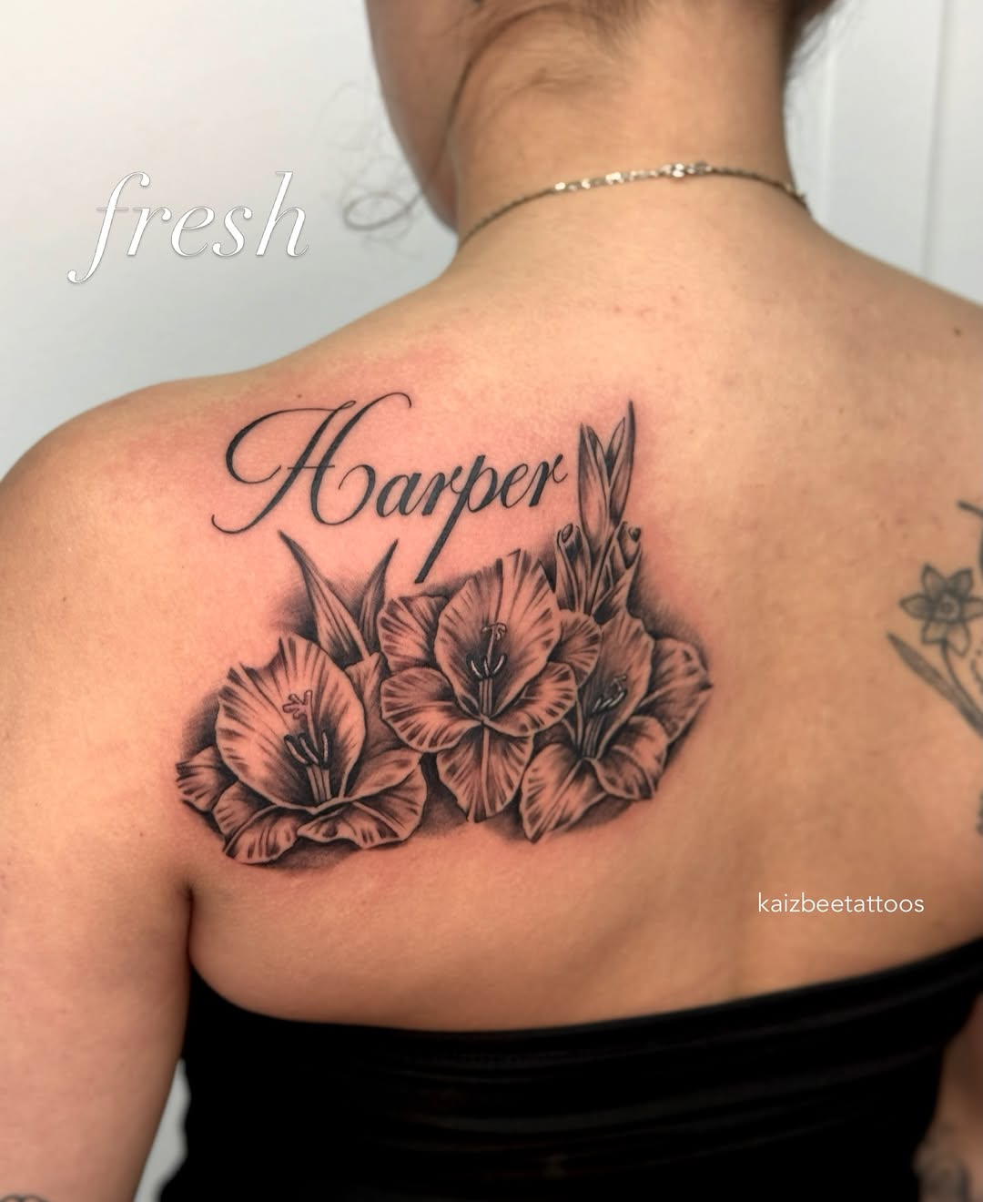 Tattoo by @kaizbeetattoos β lettering_script, realism