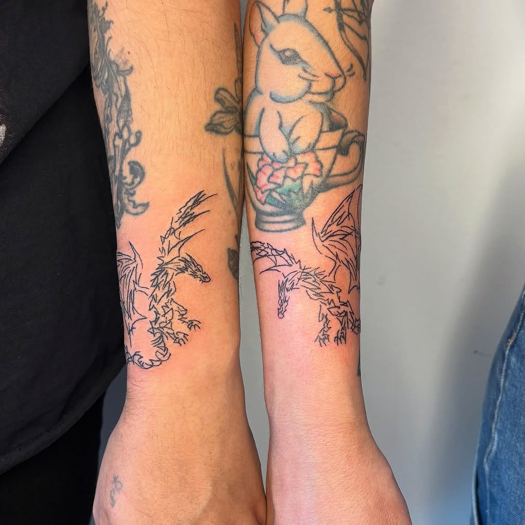 Tattoo by @seayalaterpirate — fine_line