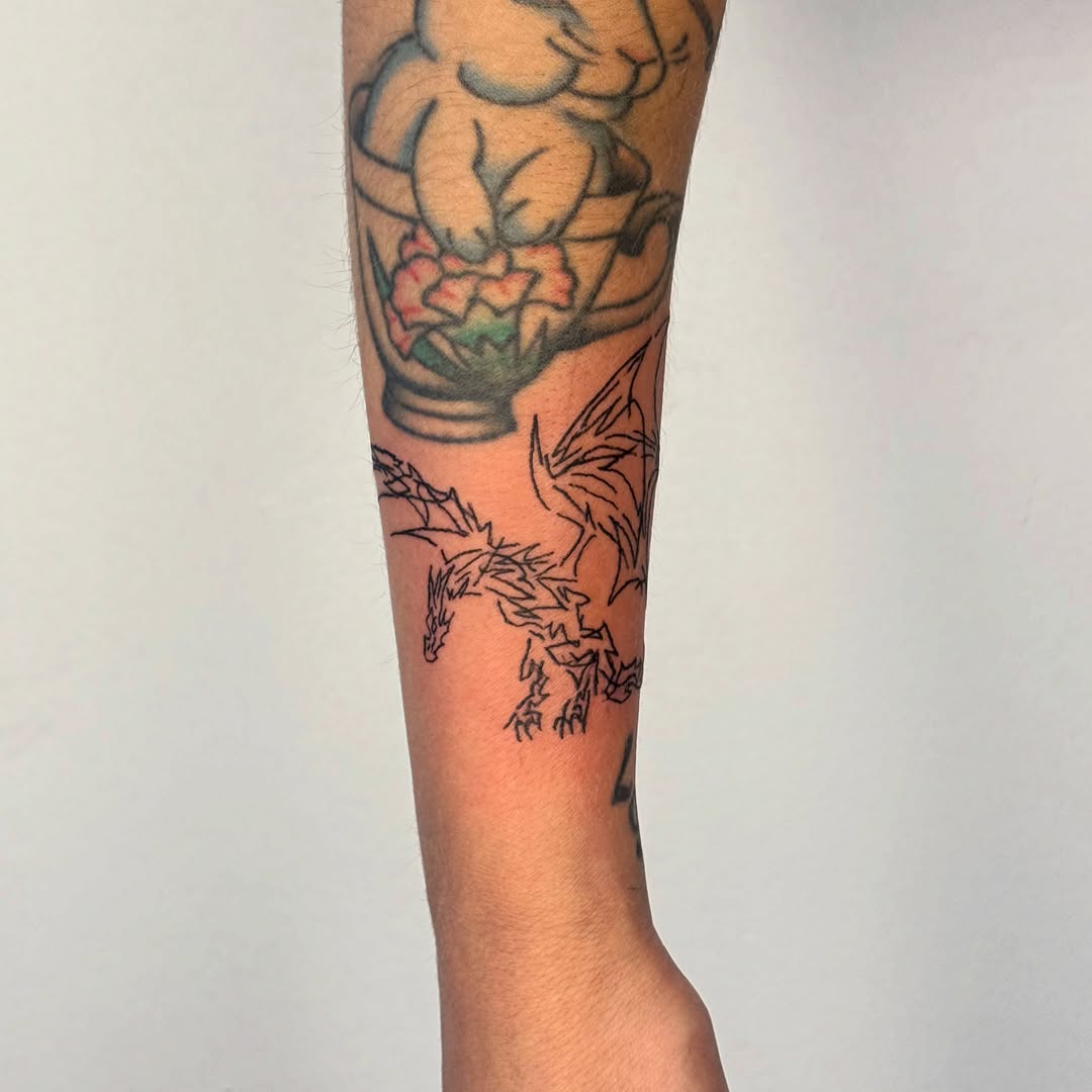 Tattoo by @seayalaterpirate — fine_line