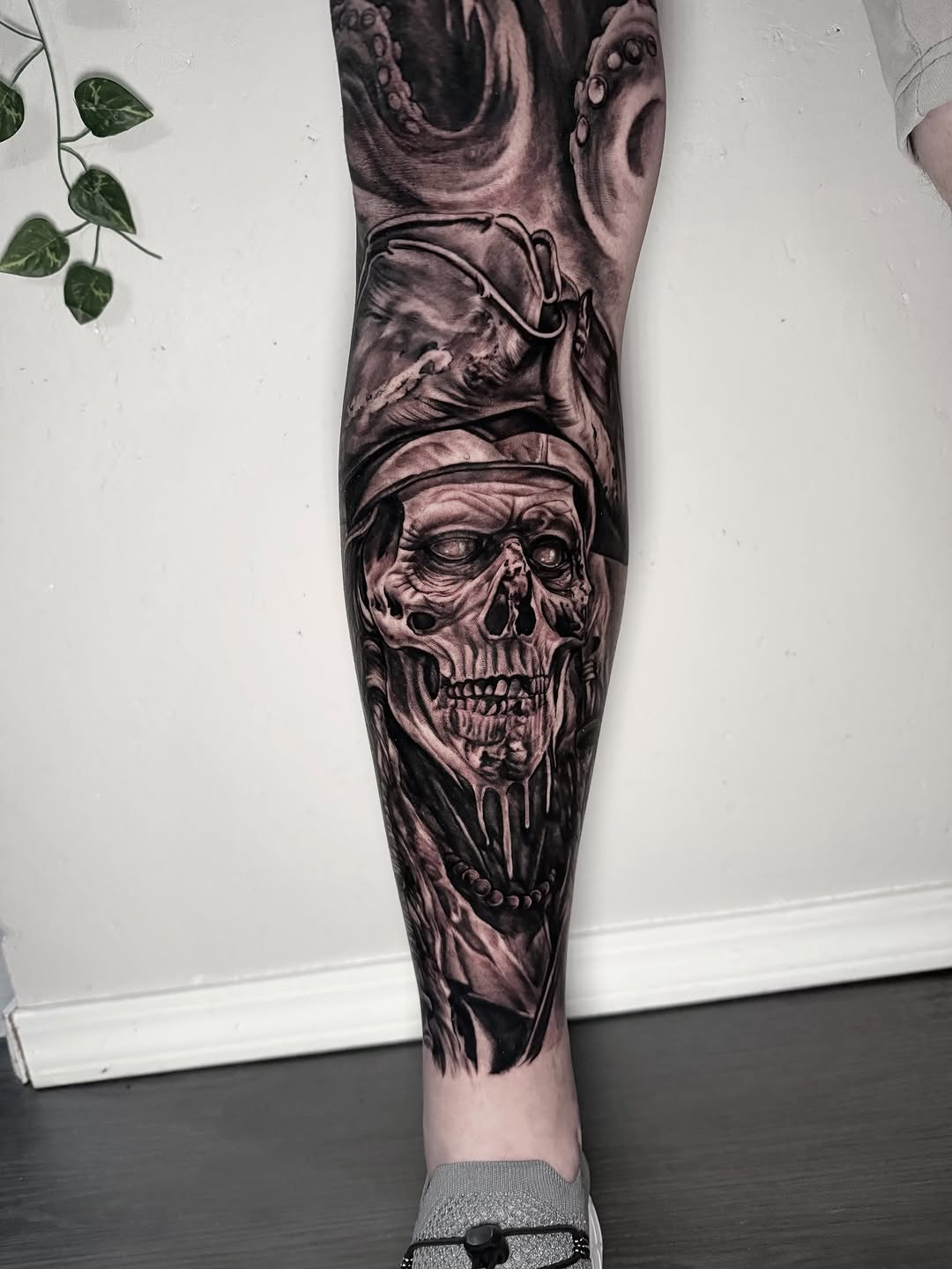 Tattoo by @elidiaveliztattoos — realism, black_and_grey