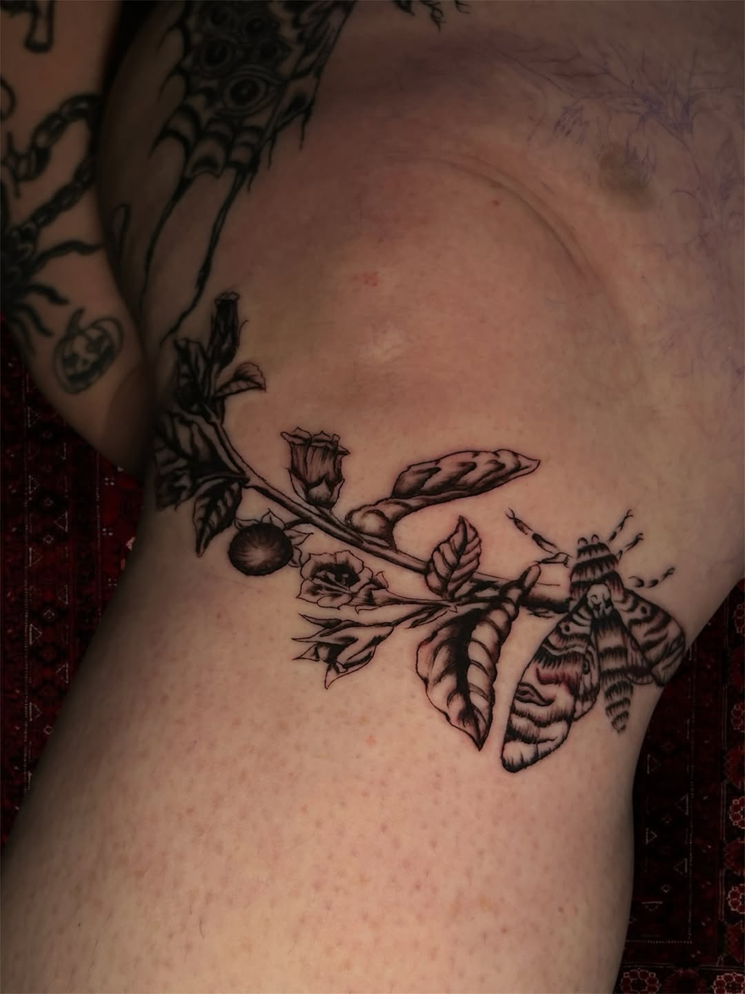 Tattoo by @doomwizardtattoo — black_and_grey, realism