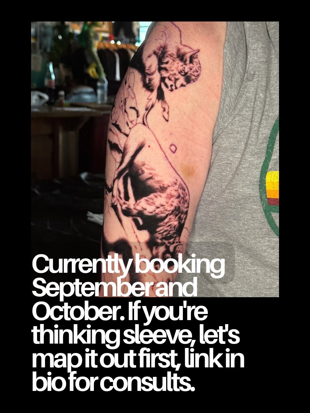 Tattoo by @tattoosbytravis — realism, black_and_grey