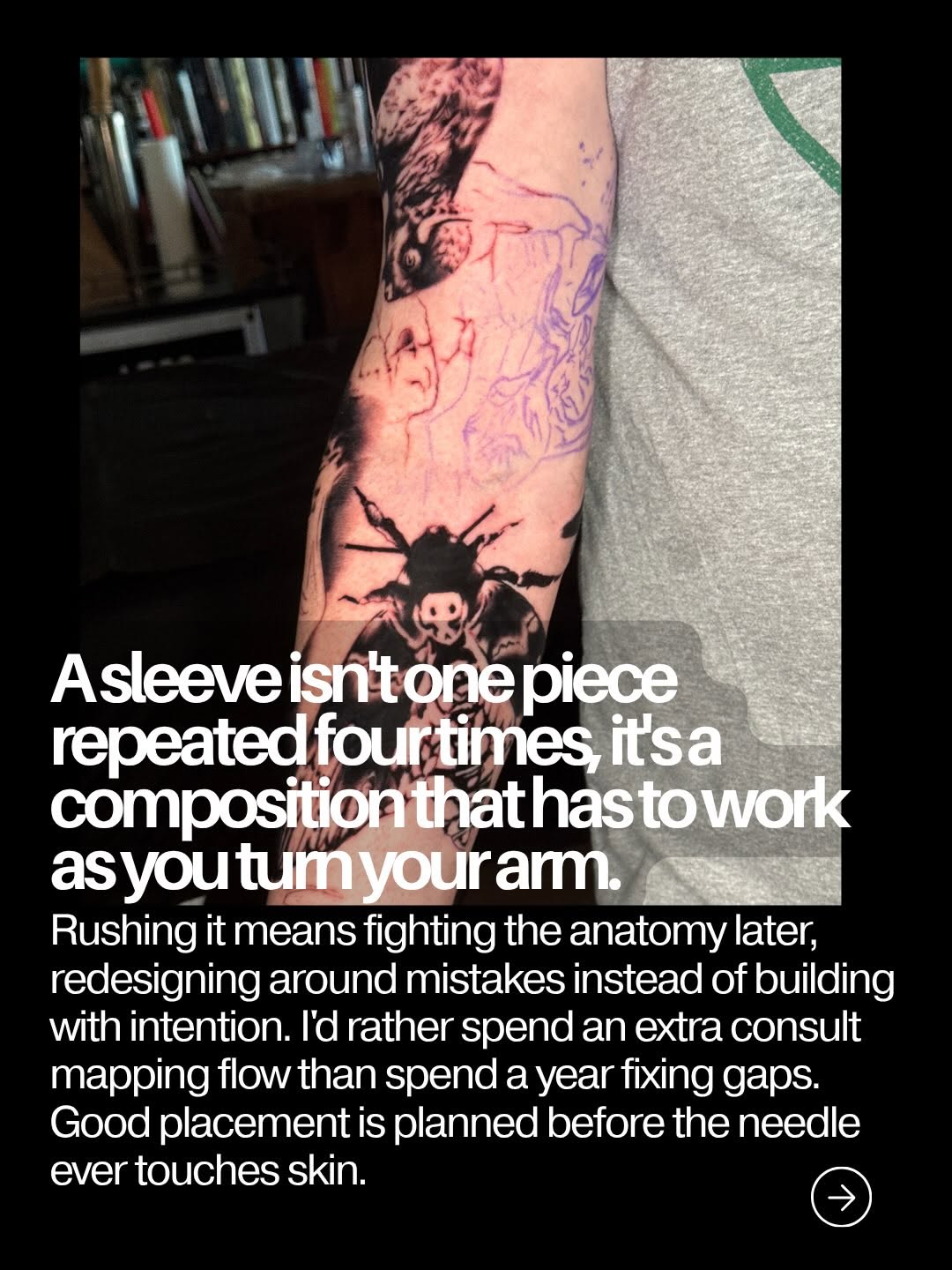 Tattoo by @tattoosbytravis — blackwork, realism