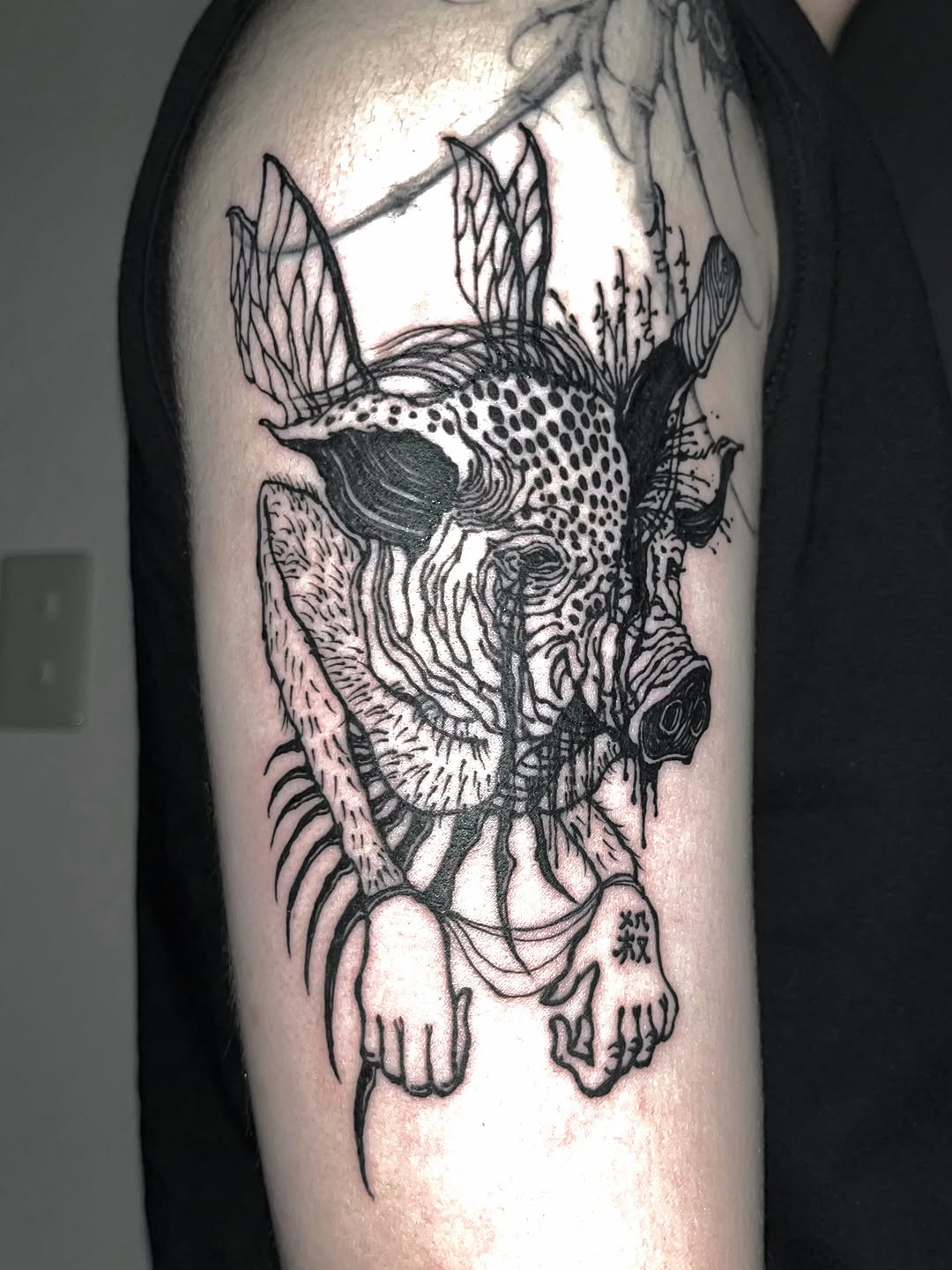 Tattoo by @ssssssssssim5 — blackwork, illustrative