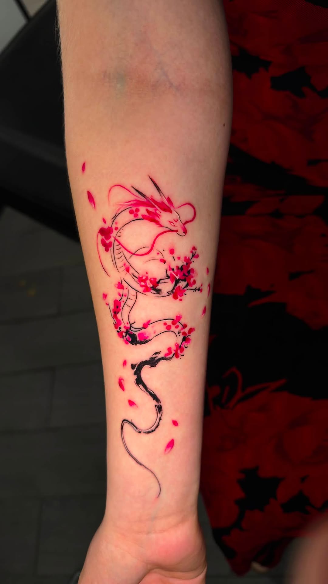 Tattoo by @juanon_tattoos โ fine_line, watercolor
