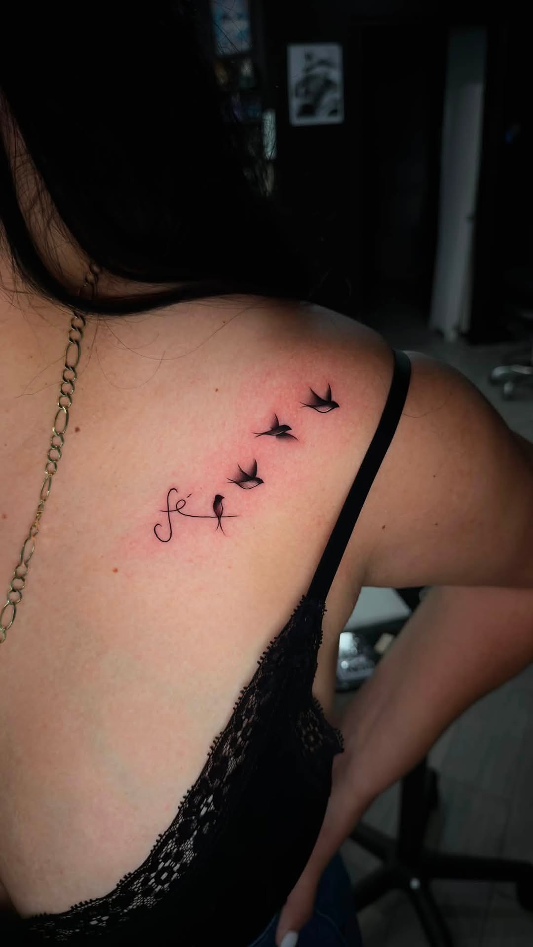 Tattoo by @juanon_tattoos โ lettering_script, fine_line
