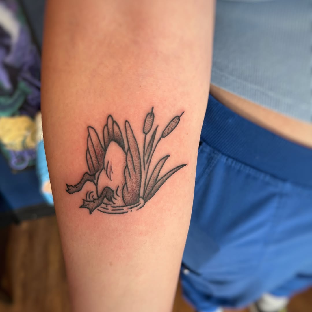 Tattoo by @birchbeast — black_and_grey, illustrative