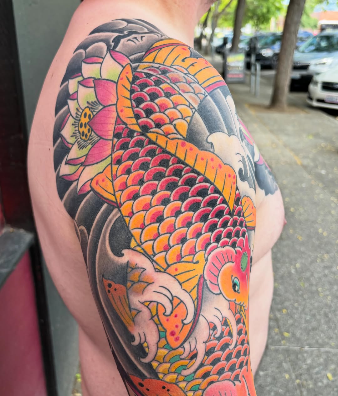 Tattoo by @ajoynerart — japanese_irezumi