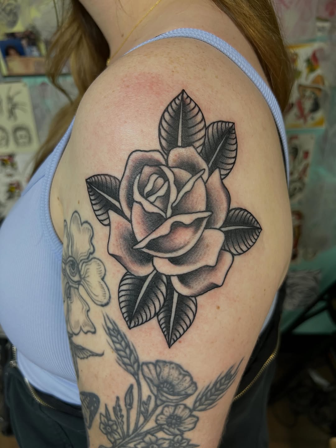 Tattoo by @mattecoletattoo — american_traditional, black_and_grey