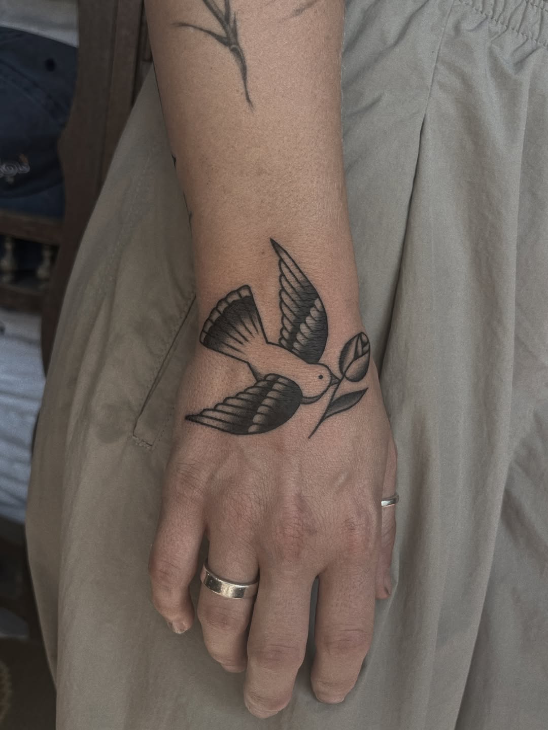 Tattoo by @ezzybones — american_traditional