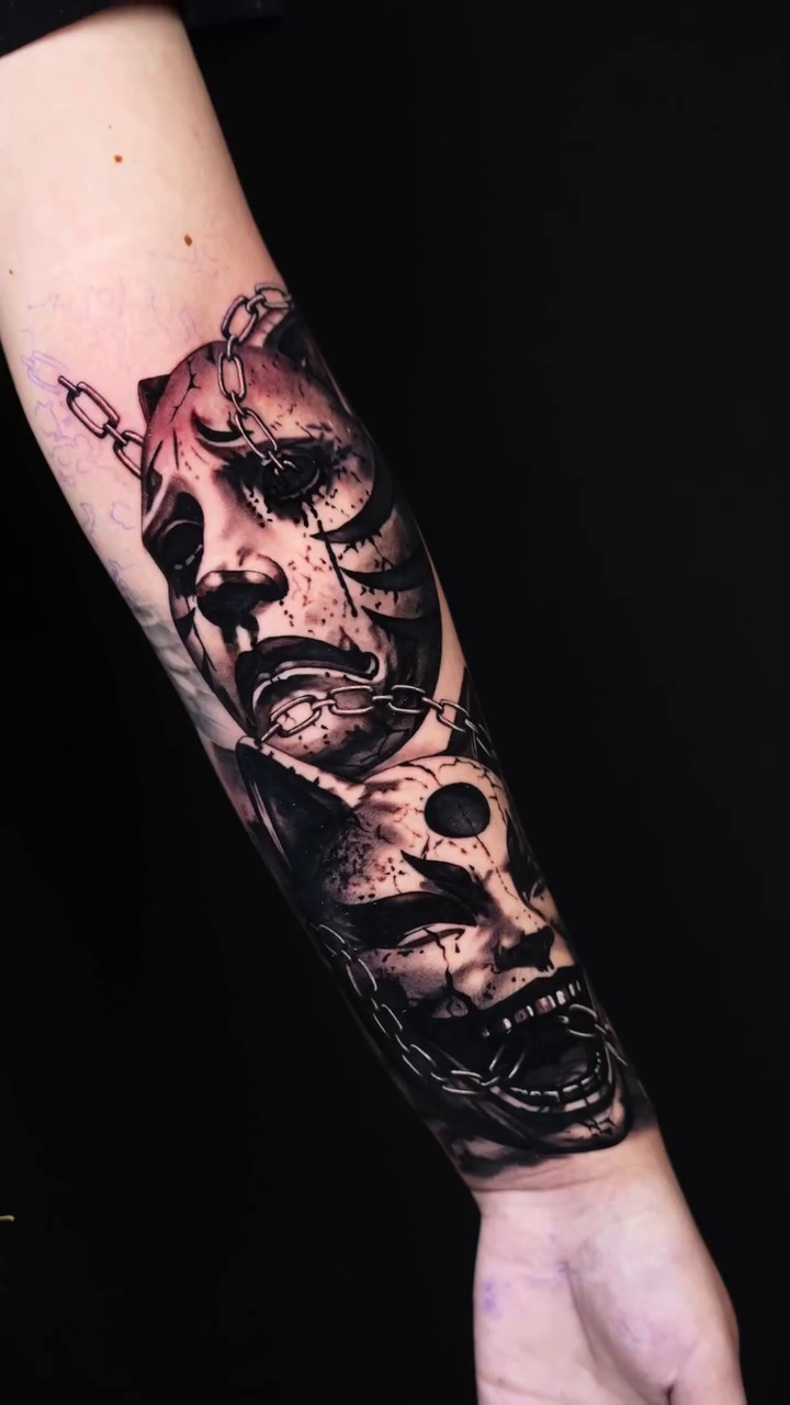 Tattoo by @tat.shawty_sdt — dark_realism, black_and_grey