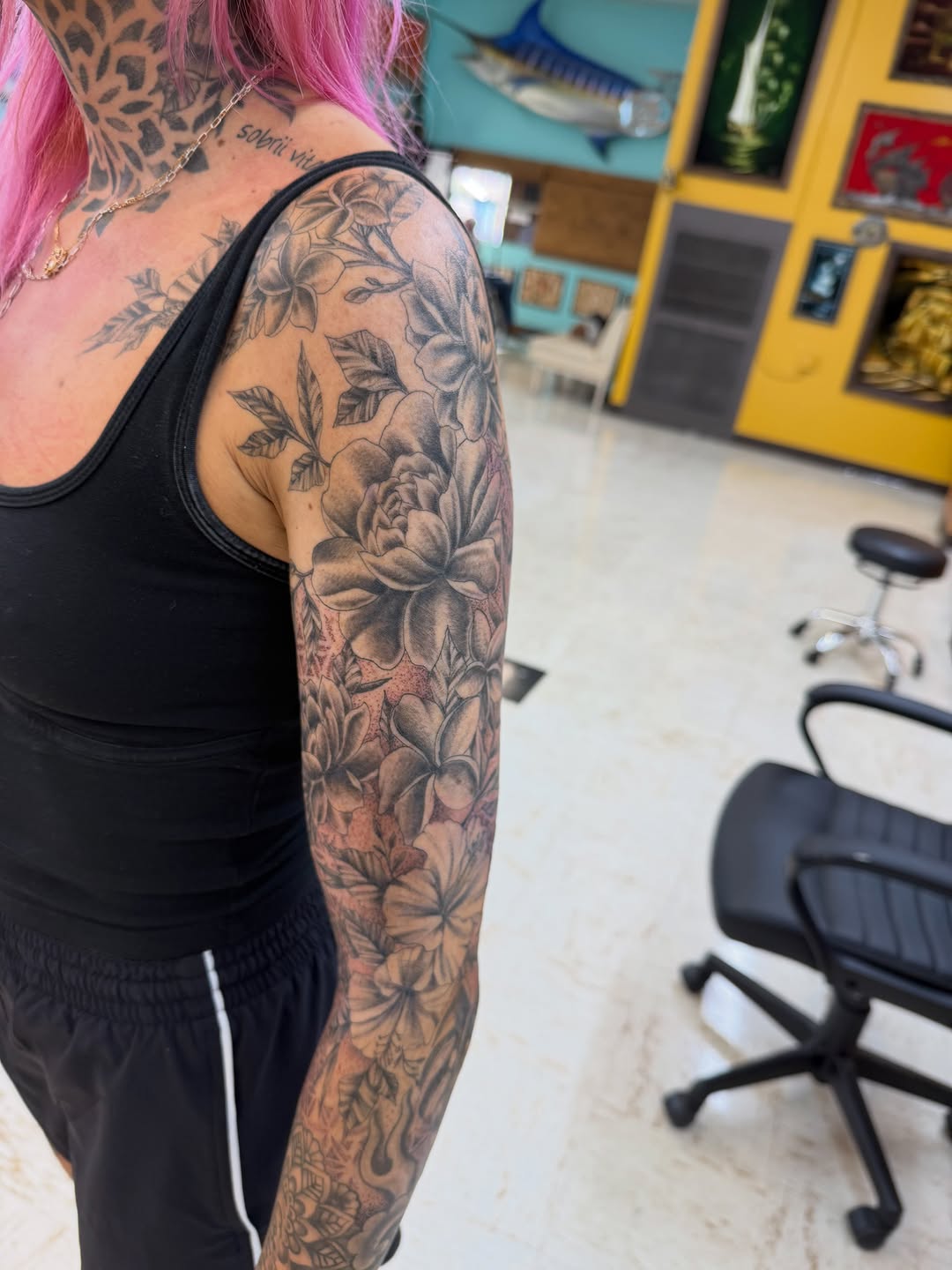 Tattoo by @levisawdontattoo — black_and_grey, realism