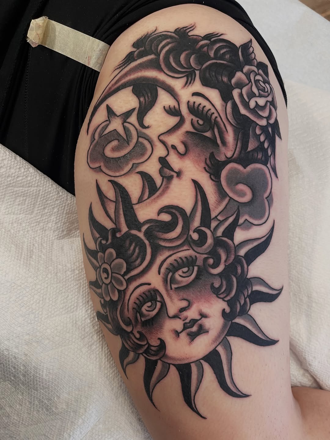 Tattoo by @alexgarcia077gmailcom — neo_traditional, black_and_grey