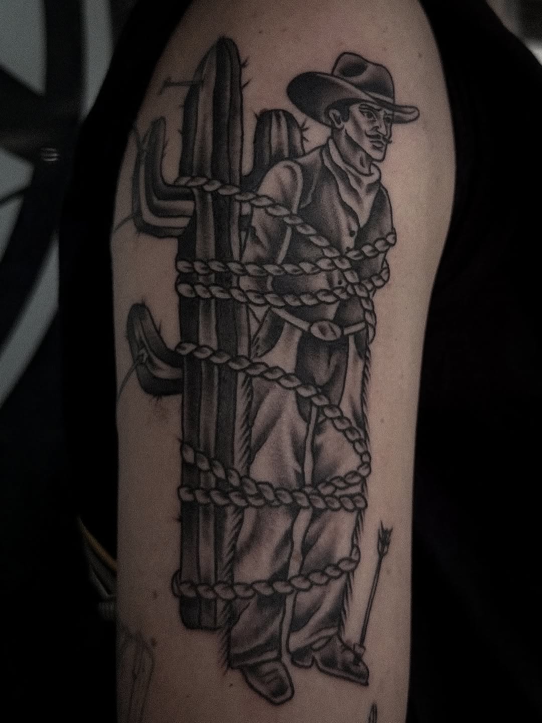 Tattoo by @sydneybulmer.tattoos — american_traditional, black_and_grey
