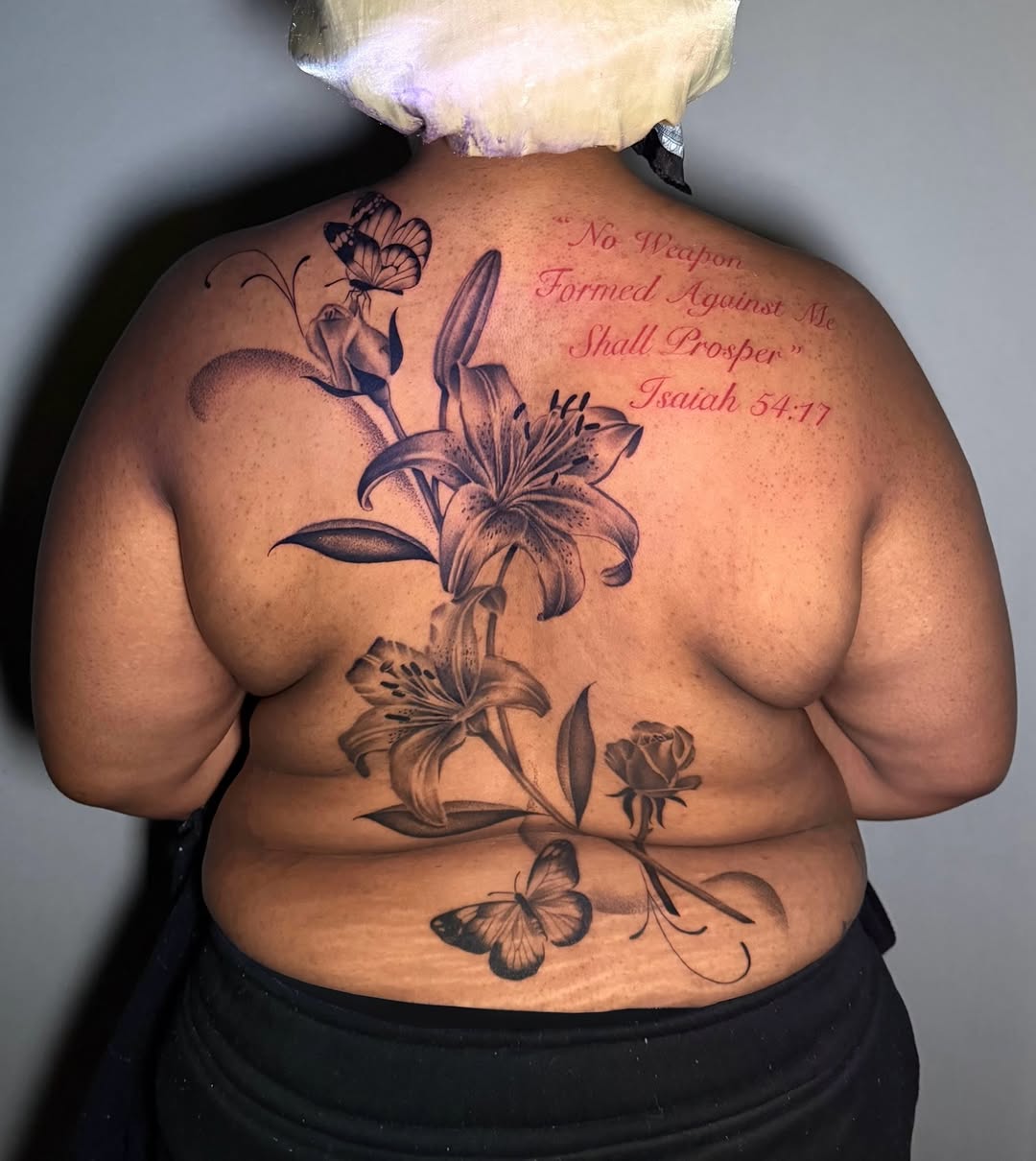 Tattoo by @namboink — realism, lettering_script
