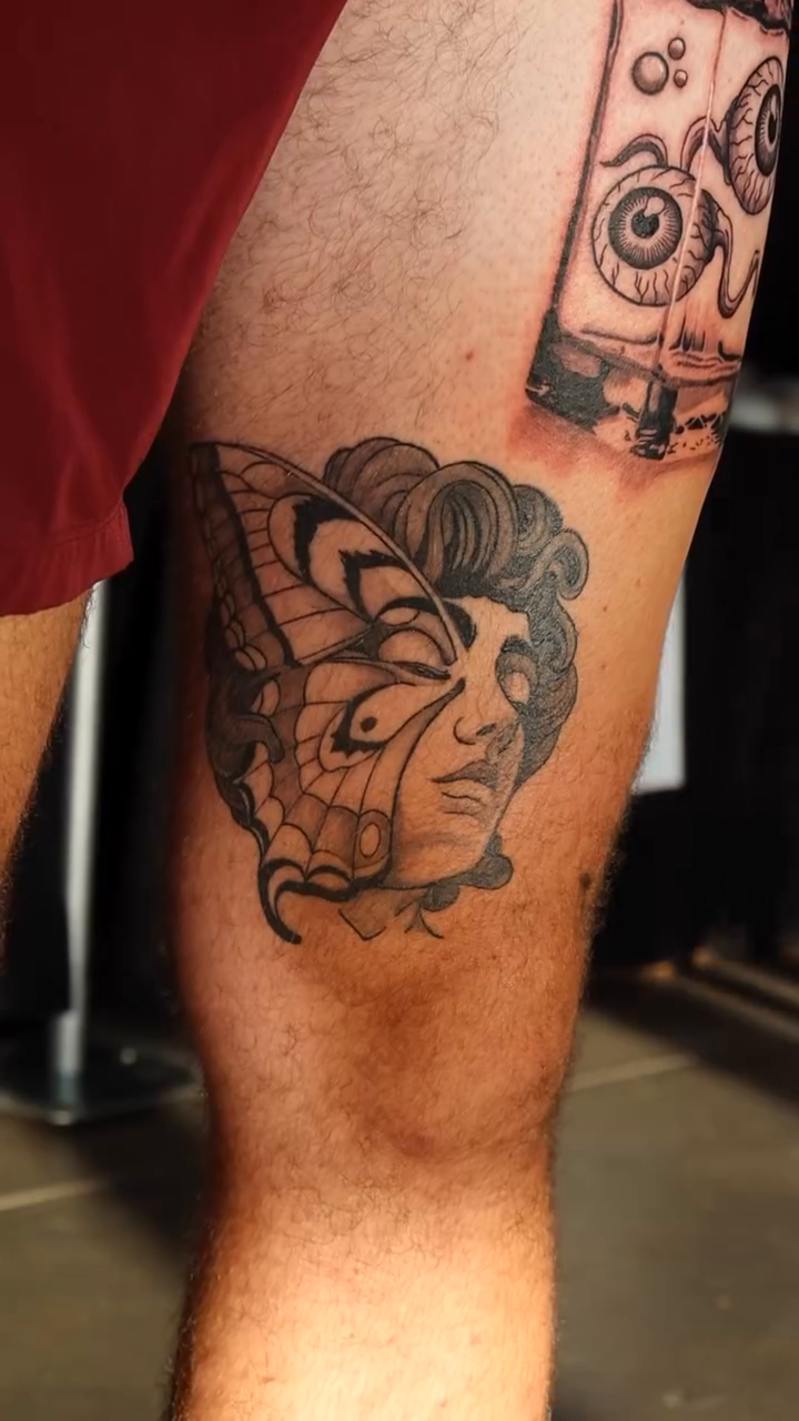 Tattoo by @colourblindtattoo — black_and_grey, realism