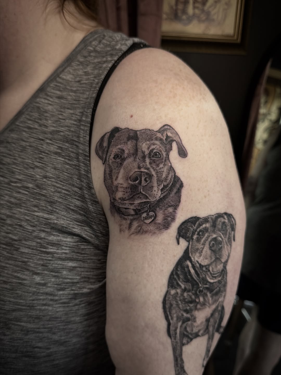 Tattoo by @bethanxvii — realism, black_and_grey