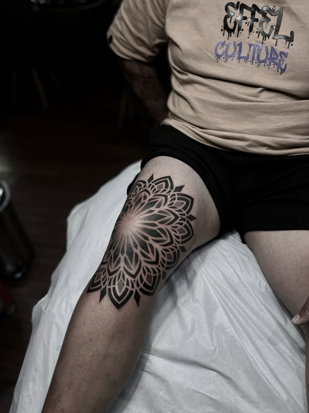 Tattoo by @daylisboa.ink — geometric, blackwork