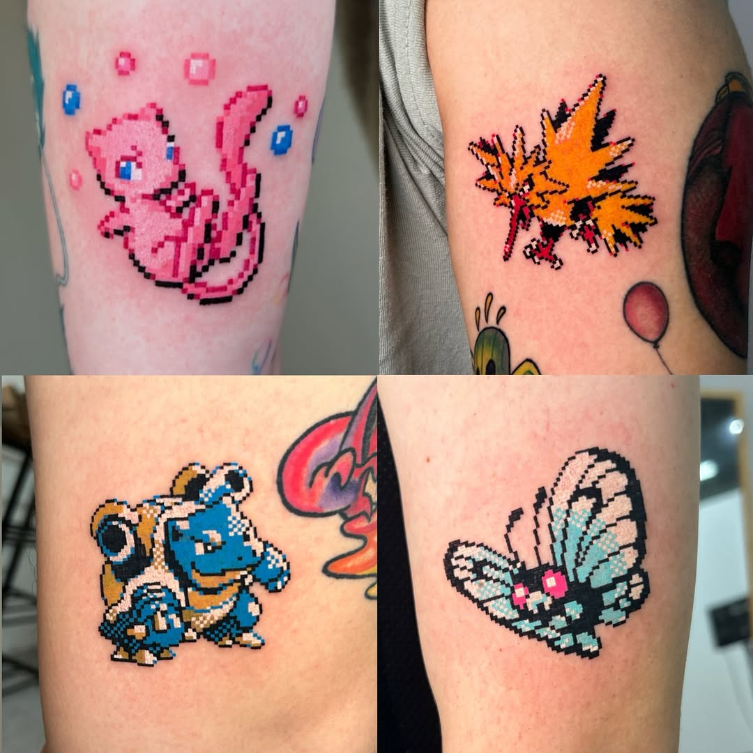 Tattoo by @mrpixel.tattooer β anime