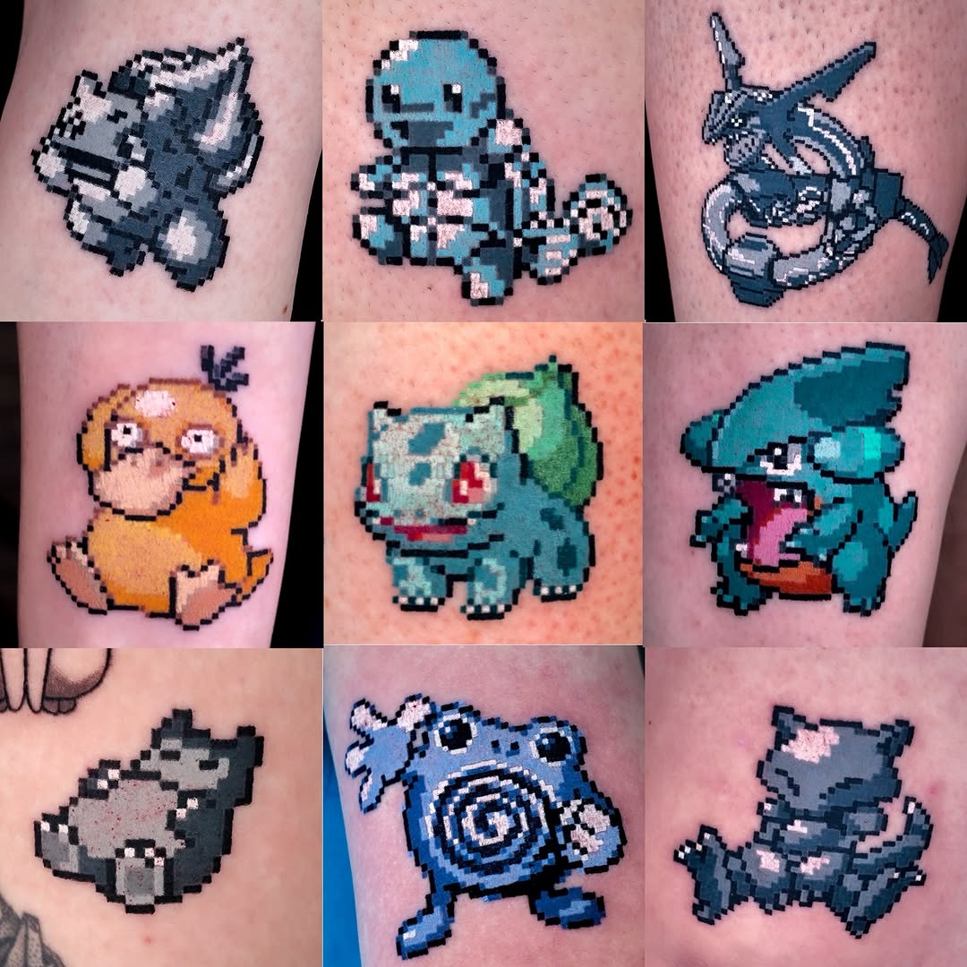 Tattoo by @mrpixel.tattooer β anime