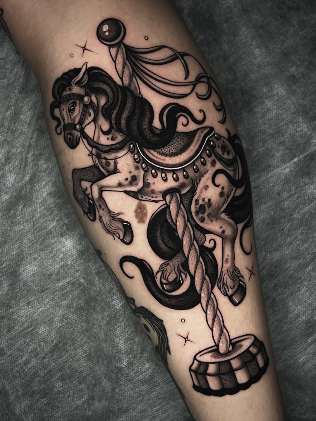 Tattoo by @caitybugink β black_and_grey, realism