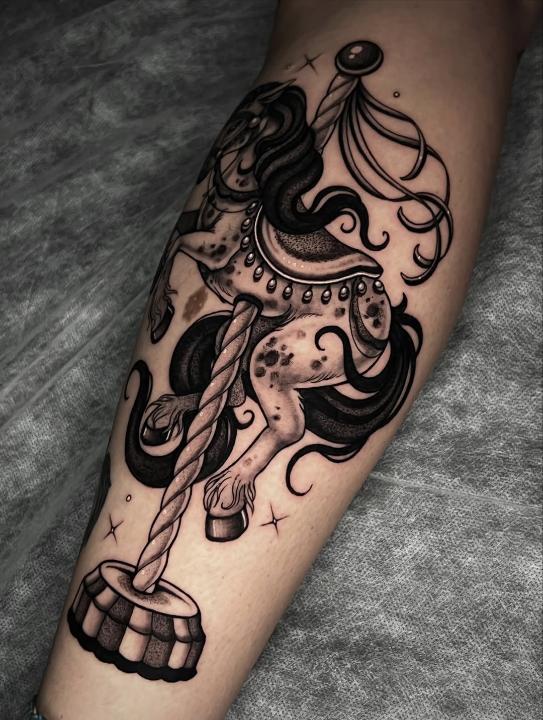 Tattoo by @caitybugink β black_and_grey, realism